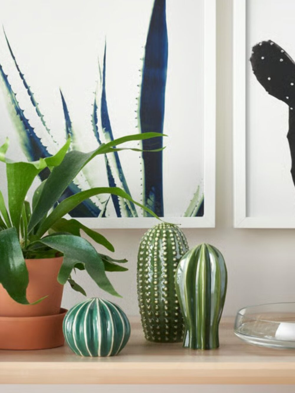 IKEA SJÄLSLIGT Decoration, set of 3, green